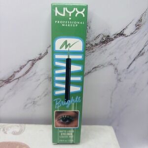 NYX Vivid Brights Matte Liquid Eyeliner‎ Ghosted Green (0.06fl.oz/2.0ml)